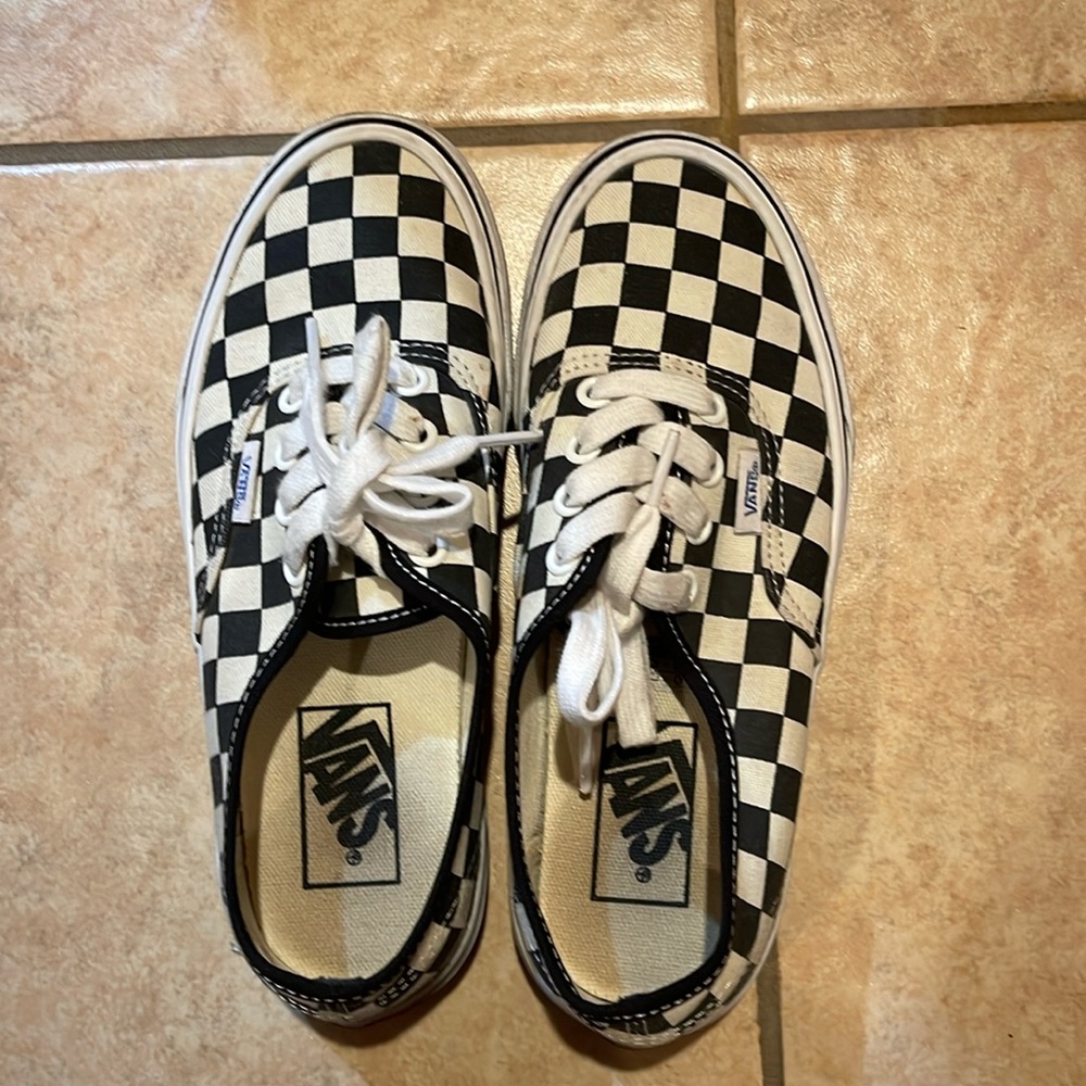 Checkered Vans